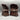 Pair of Heavy Vintage Carved Acanthus Leaf Bookends with Dark Brown Finish