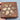 Vintage Wooden Trinket or Keepsake Box with Brass Inlaid Floral Design