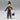 Vintage German Chimney Sweep Doll Figurine with Felt Clothing