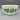 Vintage Hazel Atlas Green Ivy Milk Glass Mixing Bowls Set of 2