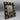Vintage Indian Handcrafted Black Velvet Picture Frame with Silver Tone Beaded Spider Motifs, Rustic Wood, 4" x 6"