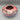 Vintage Signed Studio Art Pottery Raku Glazed Low Bowl with Iridescent Metallic Finish and Pink Geometric Rim, Artist Signed on Base