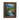 Vintage Original Impressionist Mountain Stream and Waterfall Landscape Oil Painting in Rustic Wood Frame