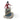 Vintage Hand-Painted Equestrian Fox Hunt Huntsman with Hound Figural Umbrella Stand and Walking Cane Holder
