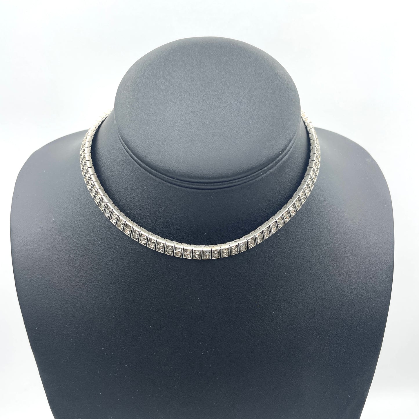 Vintage Sterling Silver & Marcasite Unique Necklace