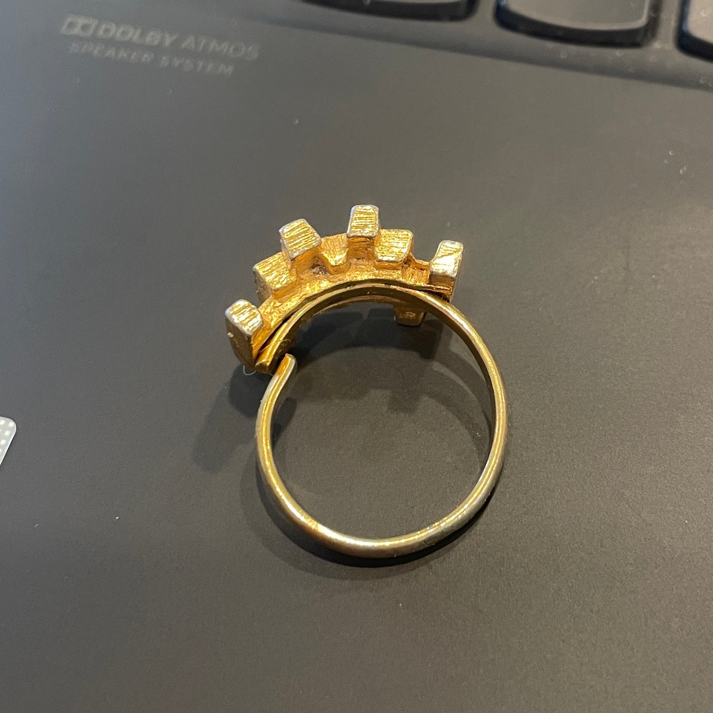 1980s Cocktail Ring - Size 6.5