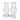 Vintage Pair of Blenko Hand-Blown Clear Glass Rolled Rim Hurricane Candle Shades, Bulbous Waisted Form