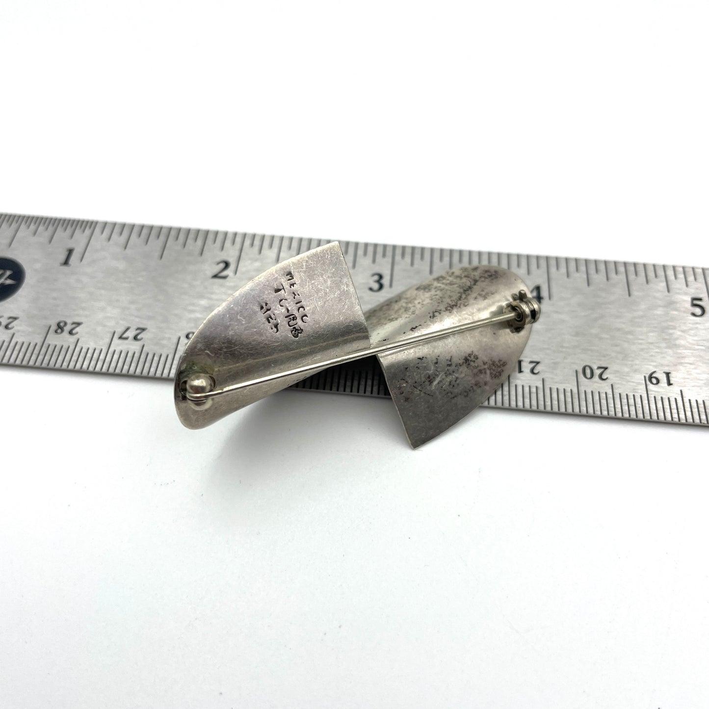 Vintage Sterling Silver Modernist Pin