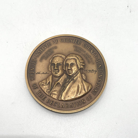Chester County Declaration of Independence Signers Medal
