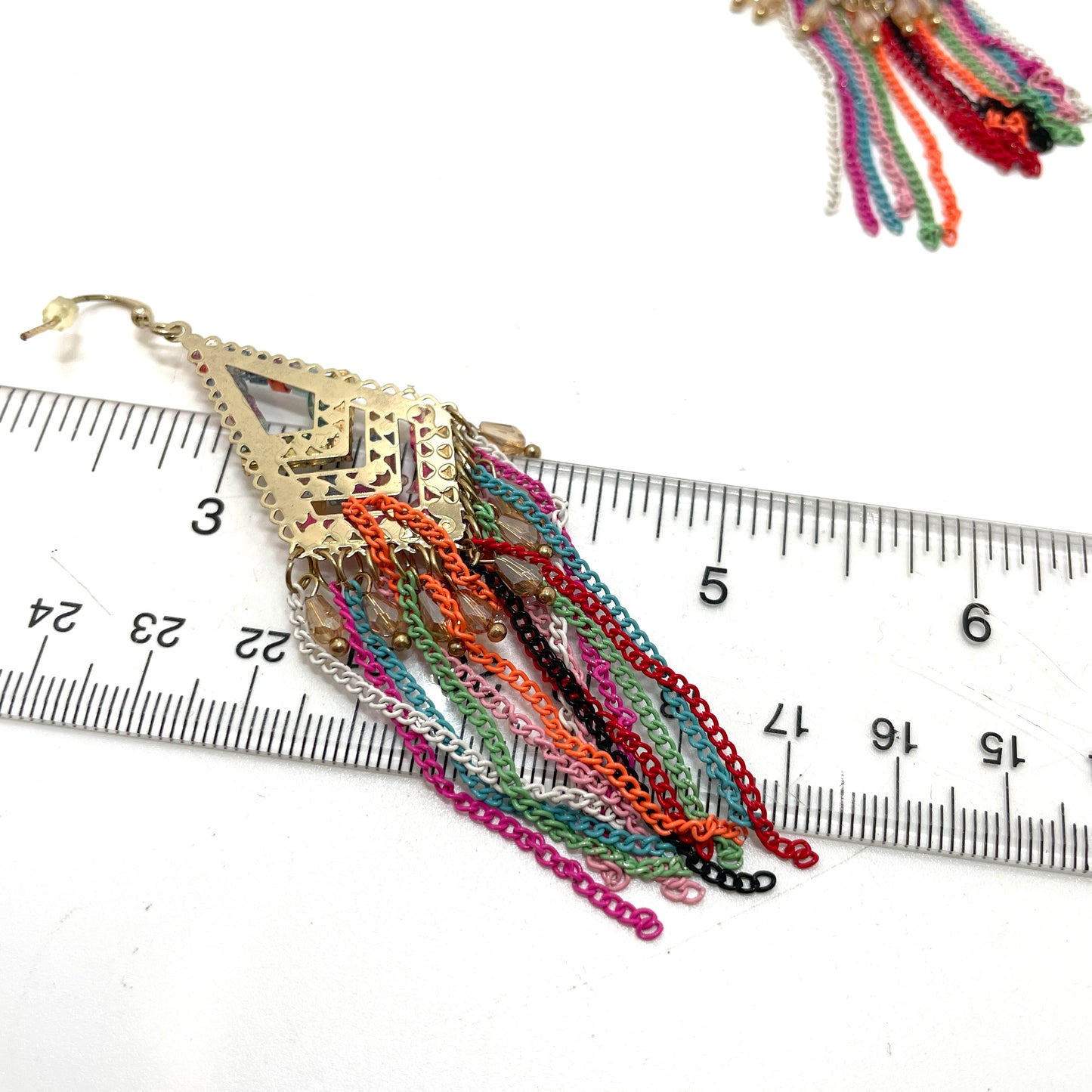 Artisan Beaded Colorful Earrings