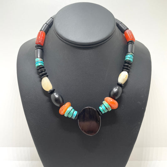 Vintage Natural Stone Necklace
