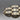 Vintage Monet Silver Tone Geometric Brooch