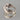 Vintage Sterling Silver Crystal Eye Ring - Size 7