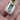 Close-up of back of sterling silver earring showing 925 stamp and post