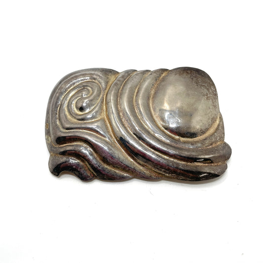 Vintage Modernist Wide Belt Buckle