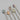Vintage Cocktail Forks with Semiprecious Stones - Set of Five - ShopSBH