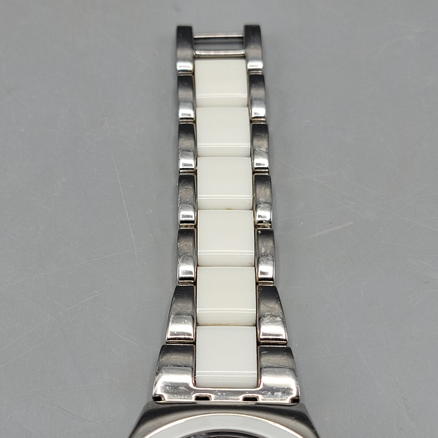 Swatch Irony Quartz Movement Watch with White Dial