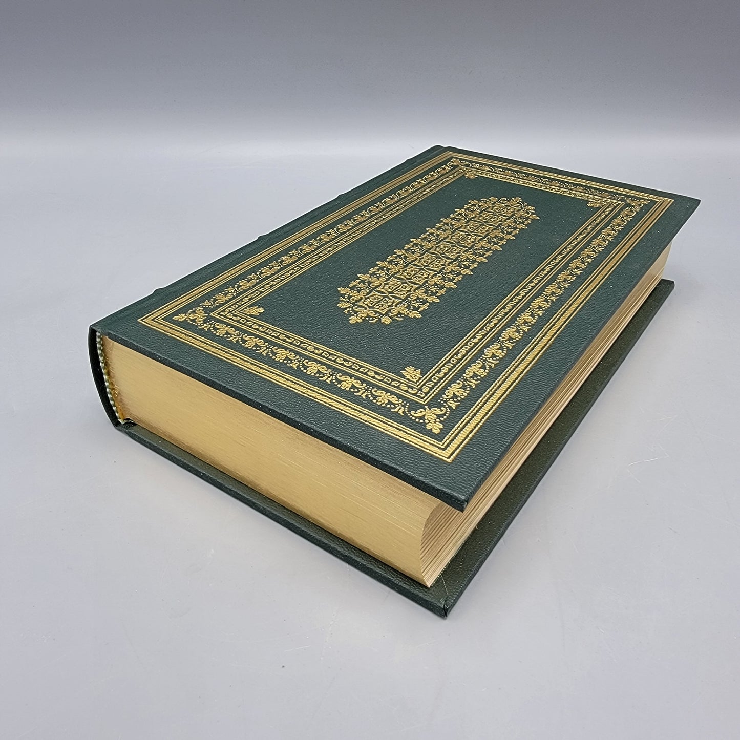 Franklin Library Leatherbound Book Geoffrey Chaucer Canterbury Tales