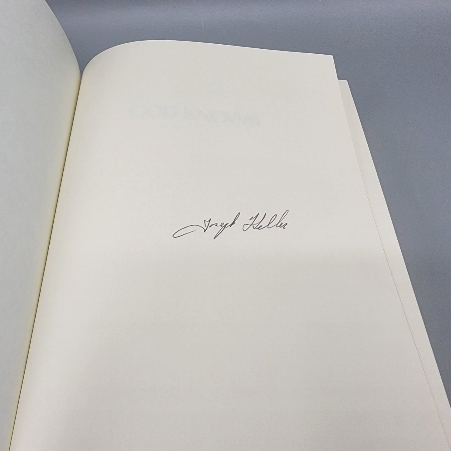 Franklin Library Leatherbound Book Joseph Heller God Knows Signed First Edition