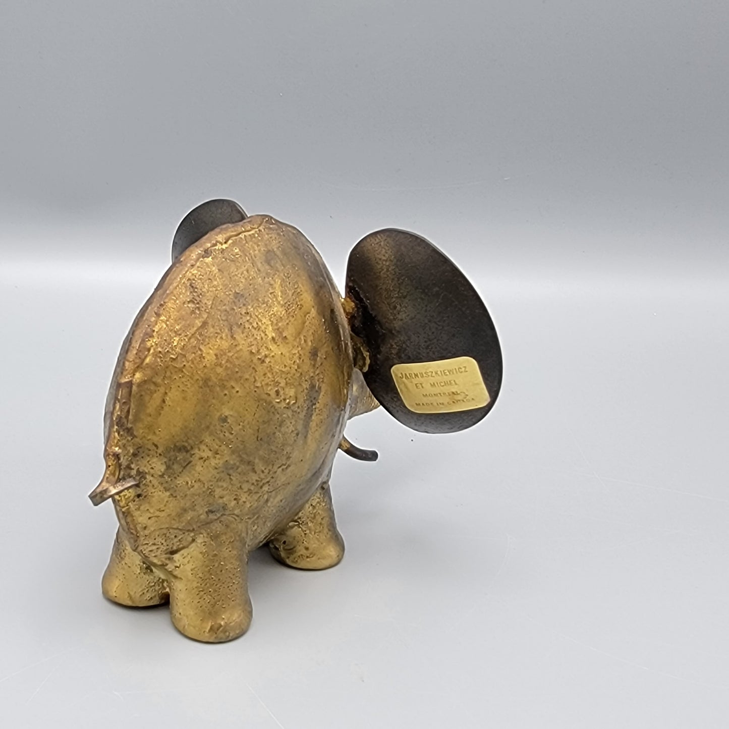 Jarnuszkiewicz Montreal Gilded Metal Elephant Figurine