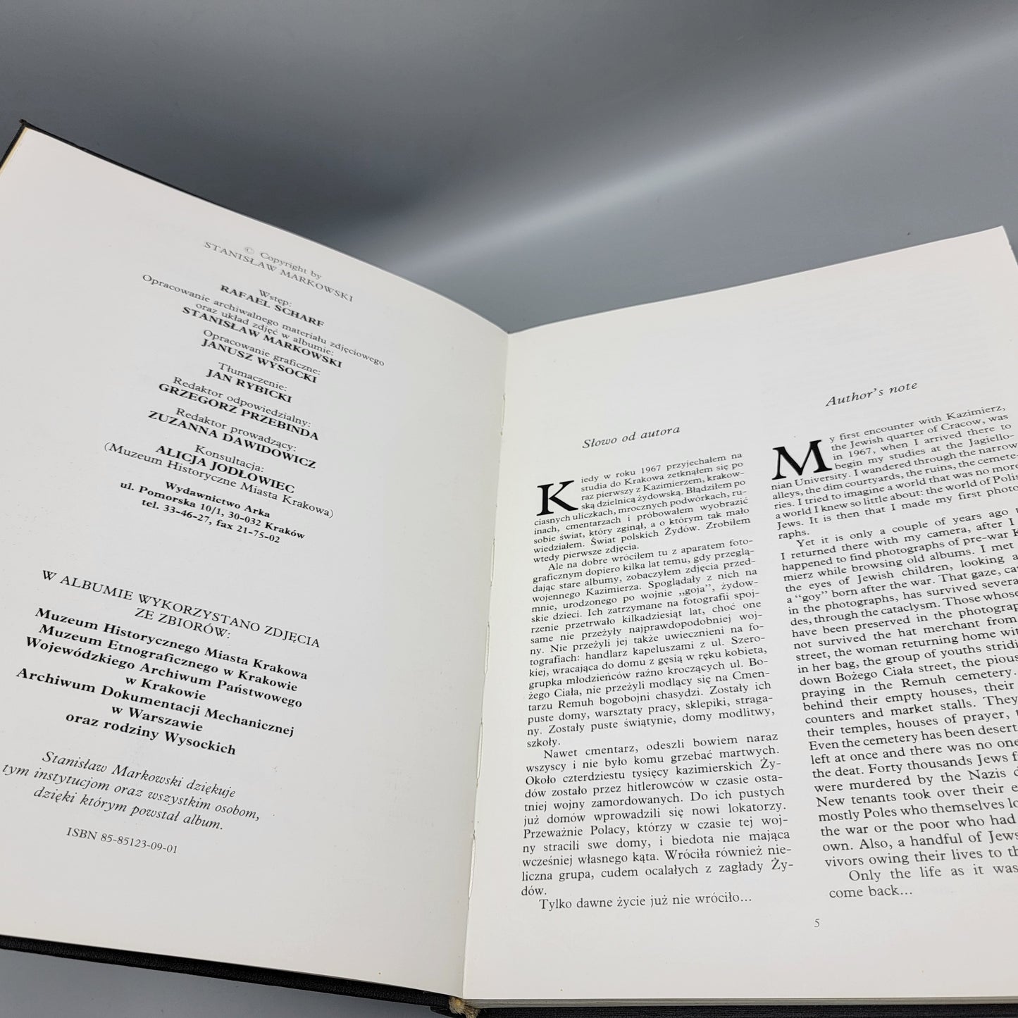 Book Stanislaw Markowski Krakowski Kazimierz 1870-1988