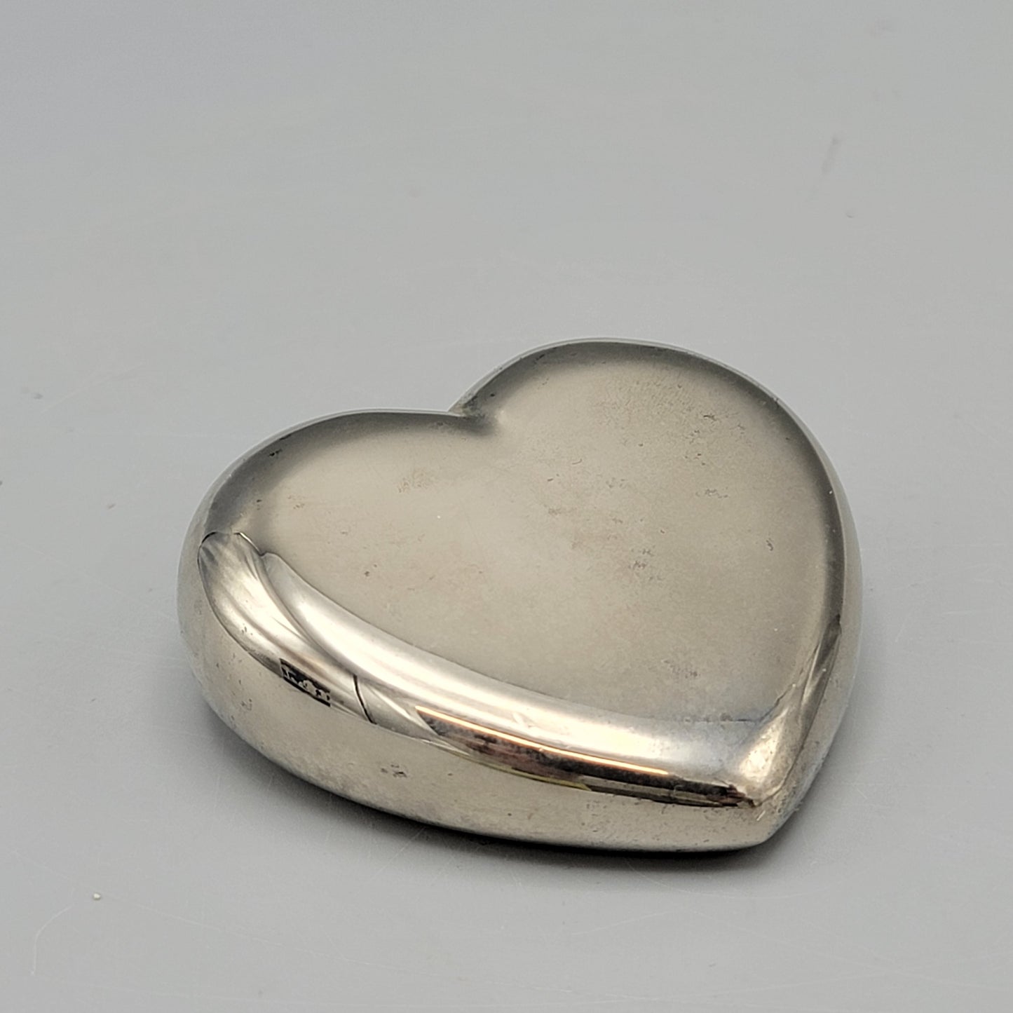 Silverplate Heart Paperweight