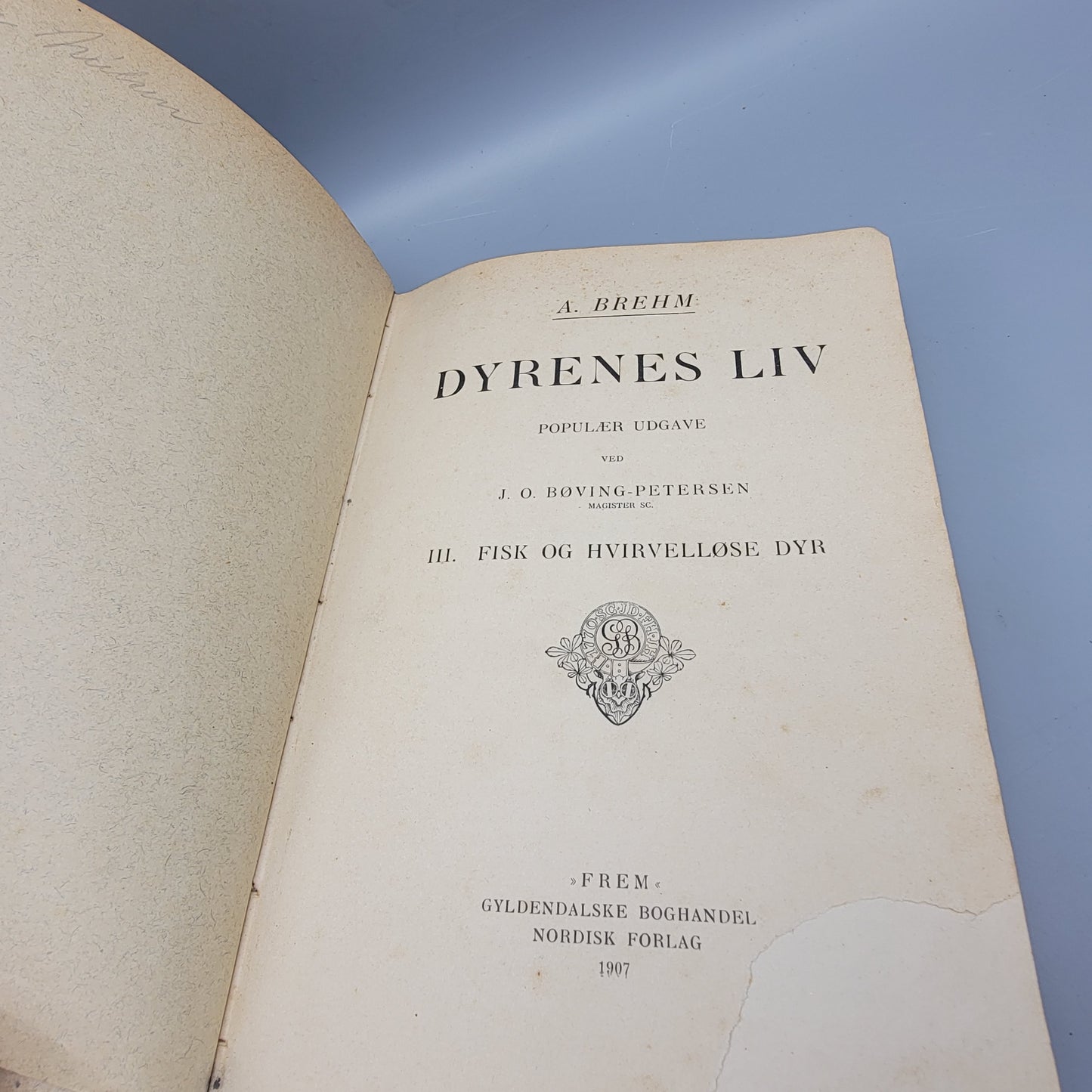 Book: A Brehm "Dryenes Liv"