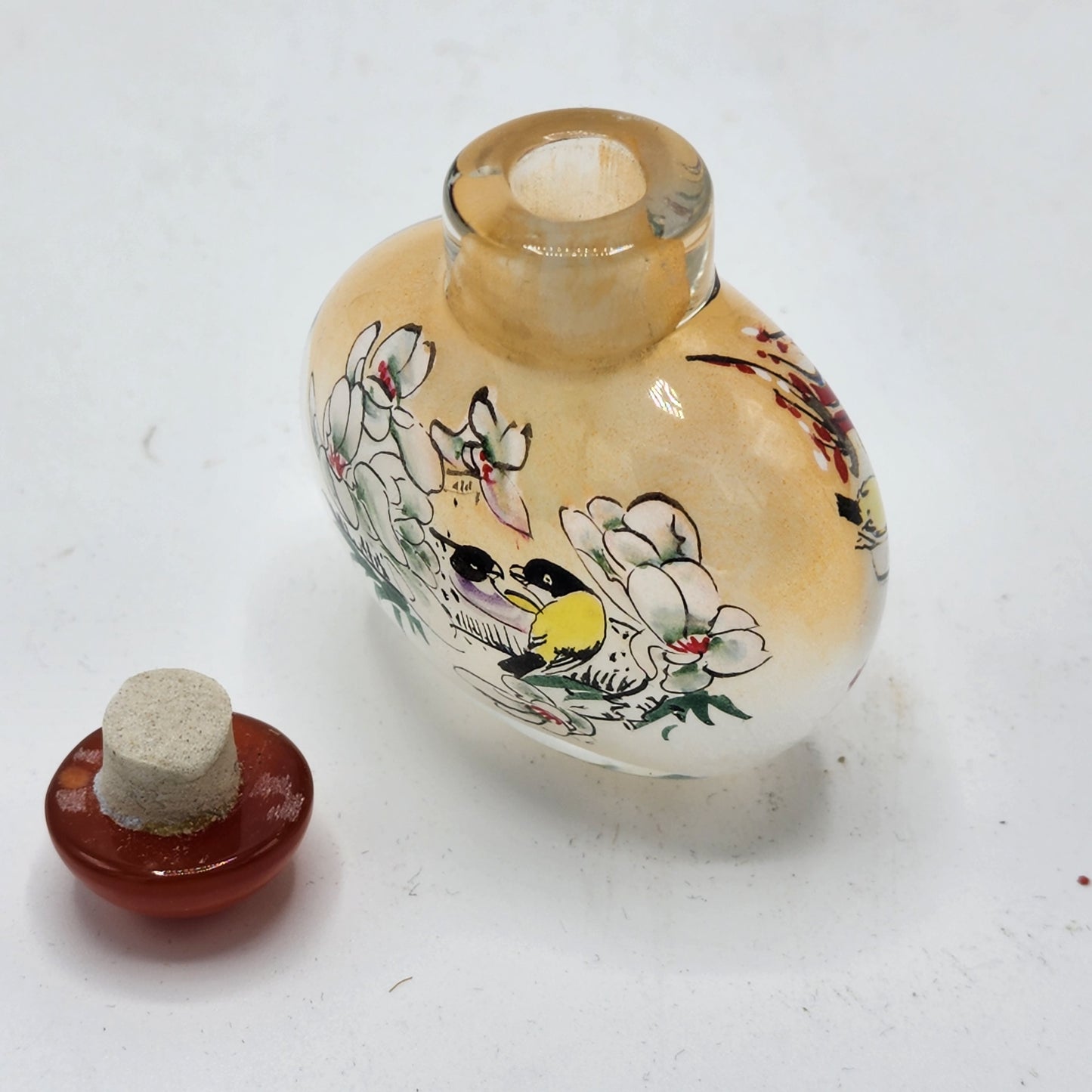 Reverse Painted Asian Snuff Bottle