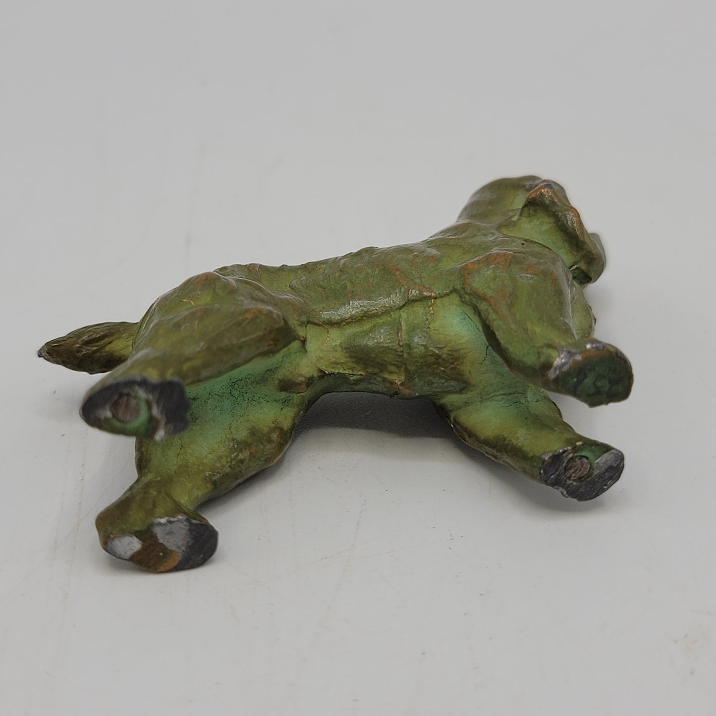 Patinated Bronze Cocker Spaniel Dog Figure