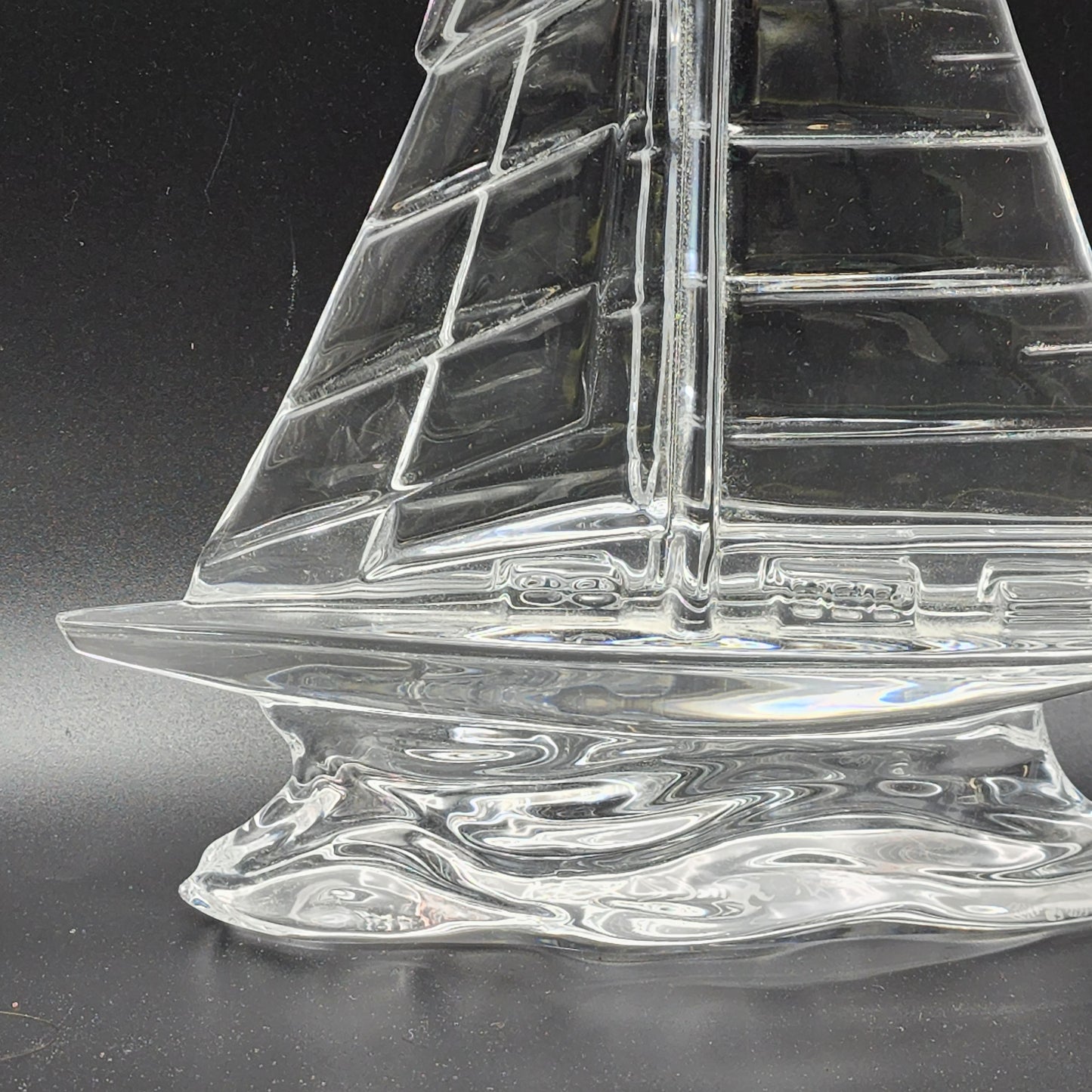 Signed 2005 Waterford Crystal Sailboat