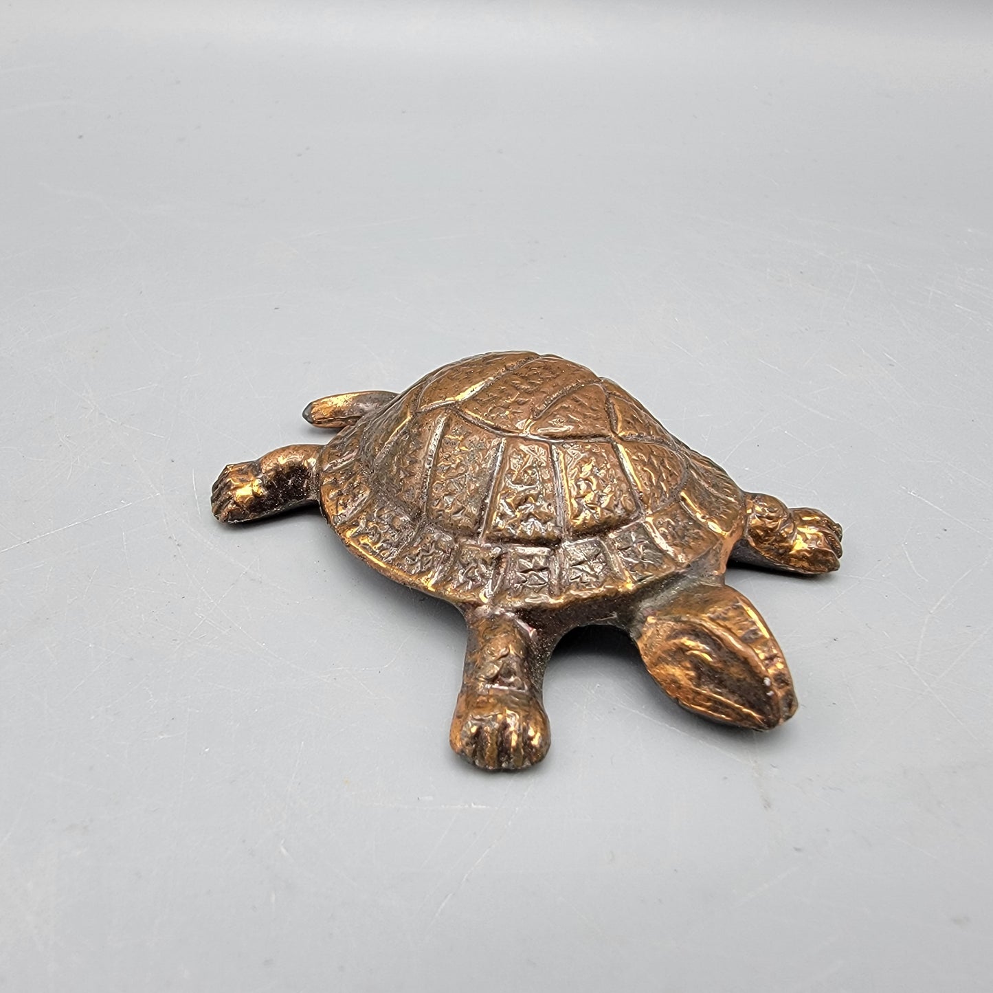 Brass Turtle Novelty Paperweight