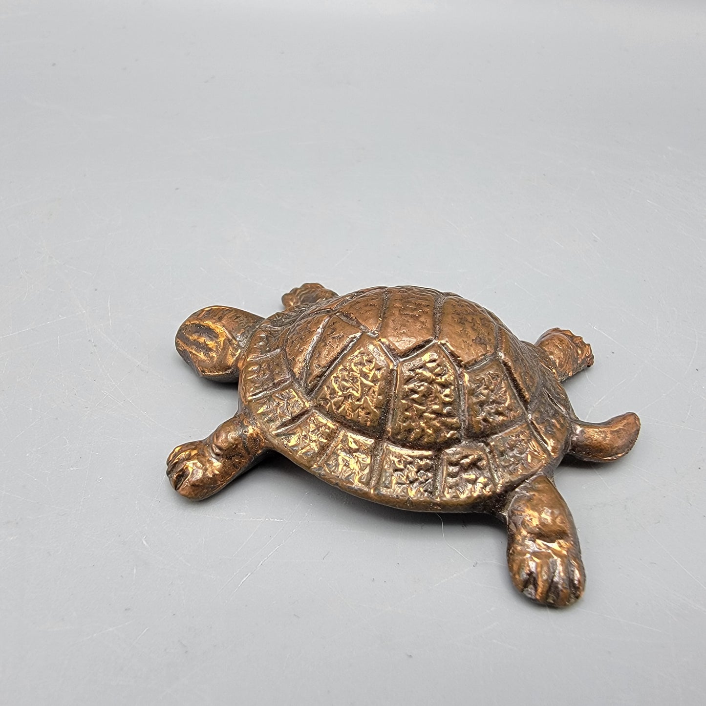 Brass Turtle Novelty Paperweight