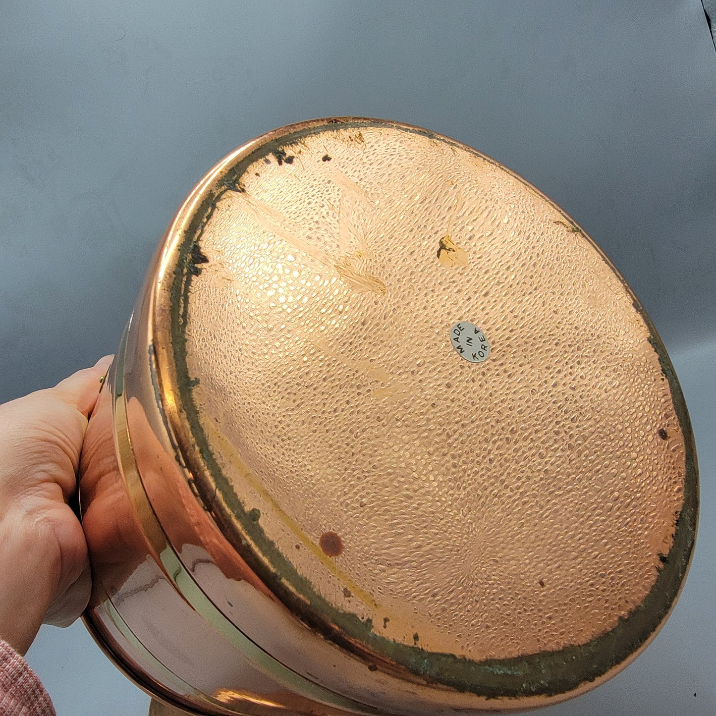 Vintage Brass Cookie Jar
