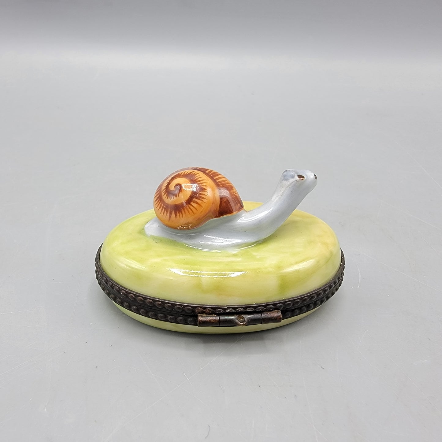 Rochard Limoges Porcelain Snail Box