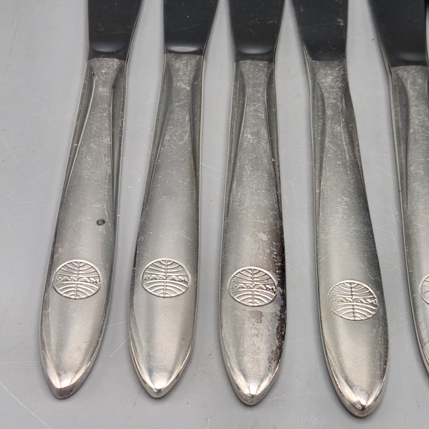 Pan Am Airlines Silverplate Butter Knives - Set of Ten