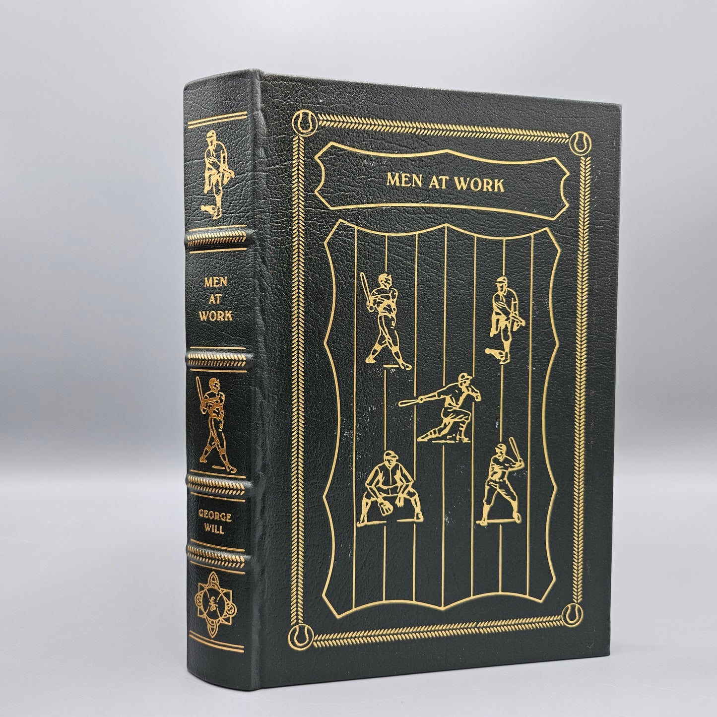 Leatherbound Book - George Will "Men at Work: The Craft of Baseball" Easton Press