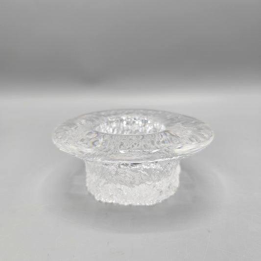 Scandinavian Crystal Cracked Ice Votive Candle Holder
