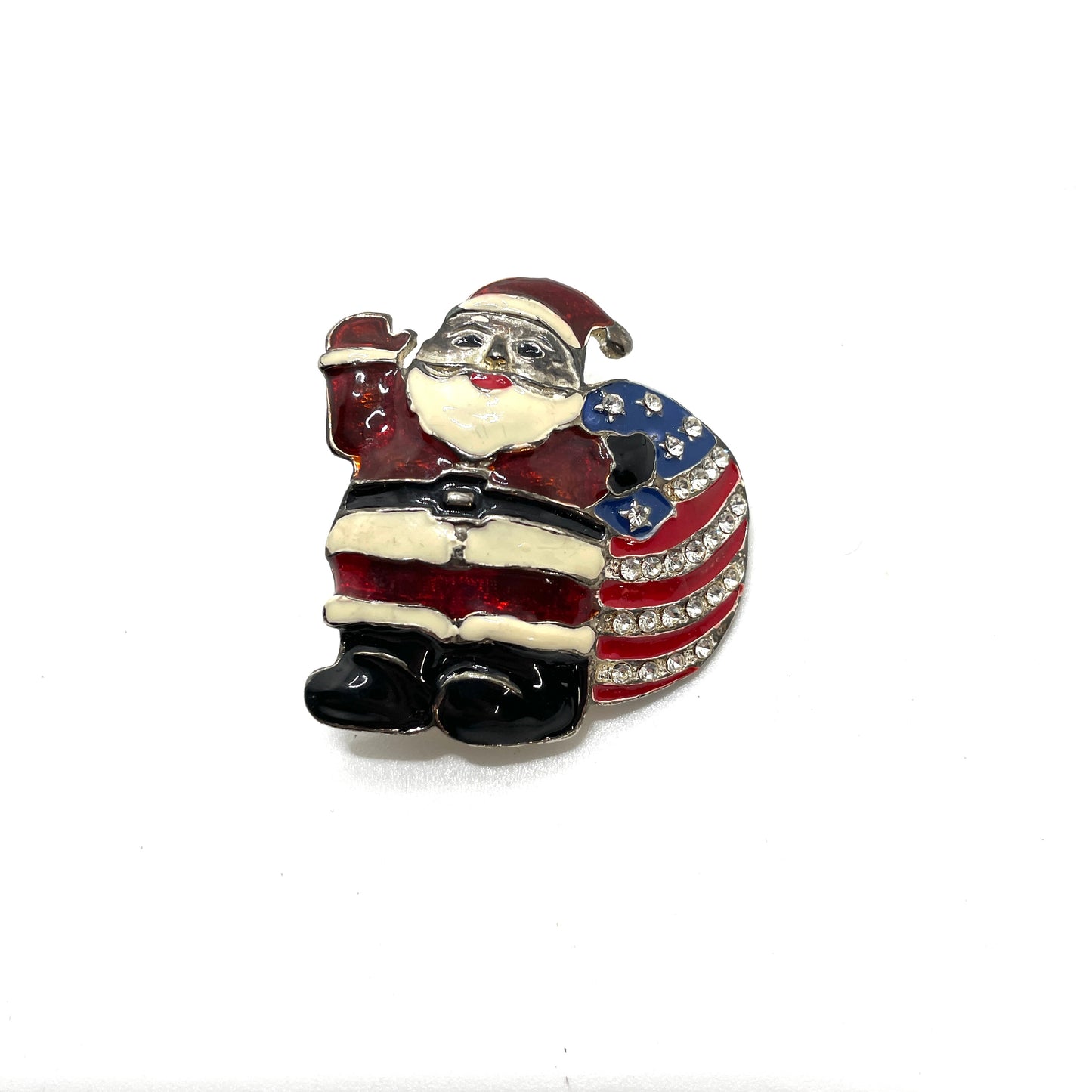 Santa with Red, White & Blue Sack
