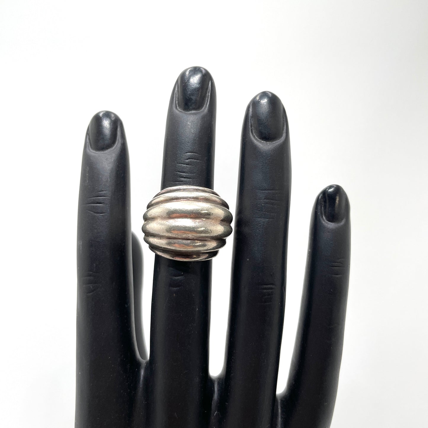 Vintage Silver Chunky Ring - Size 5