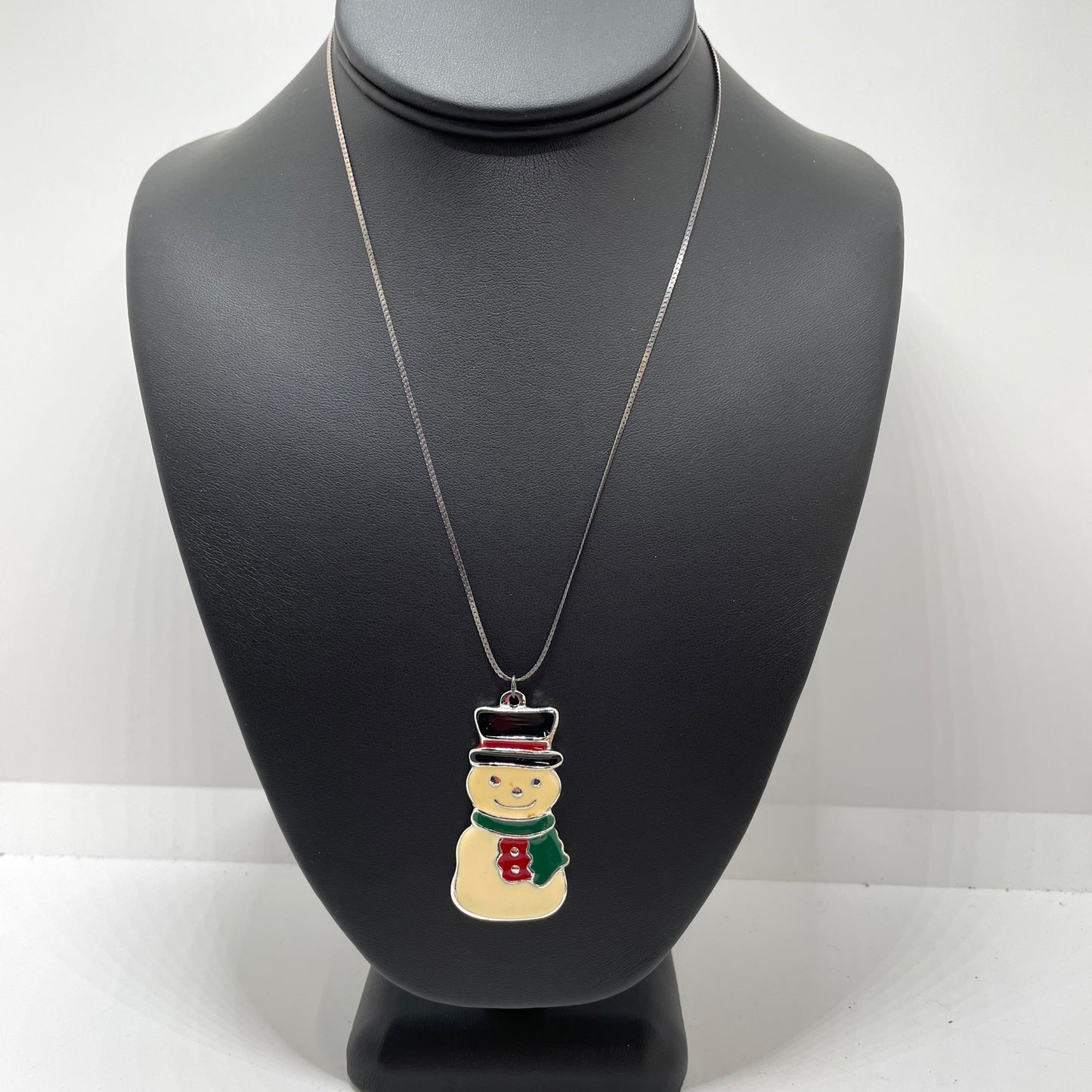 Wallace Silversmiths Snowman Sterling Silver Necklace