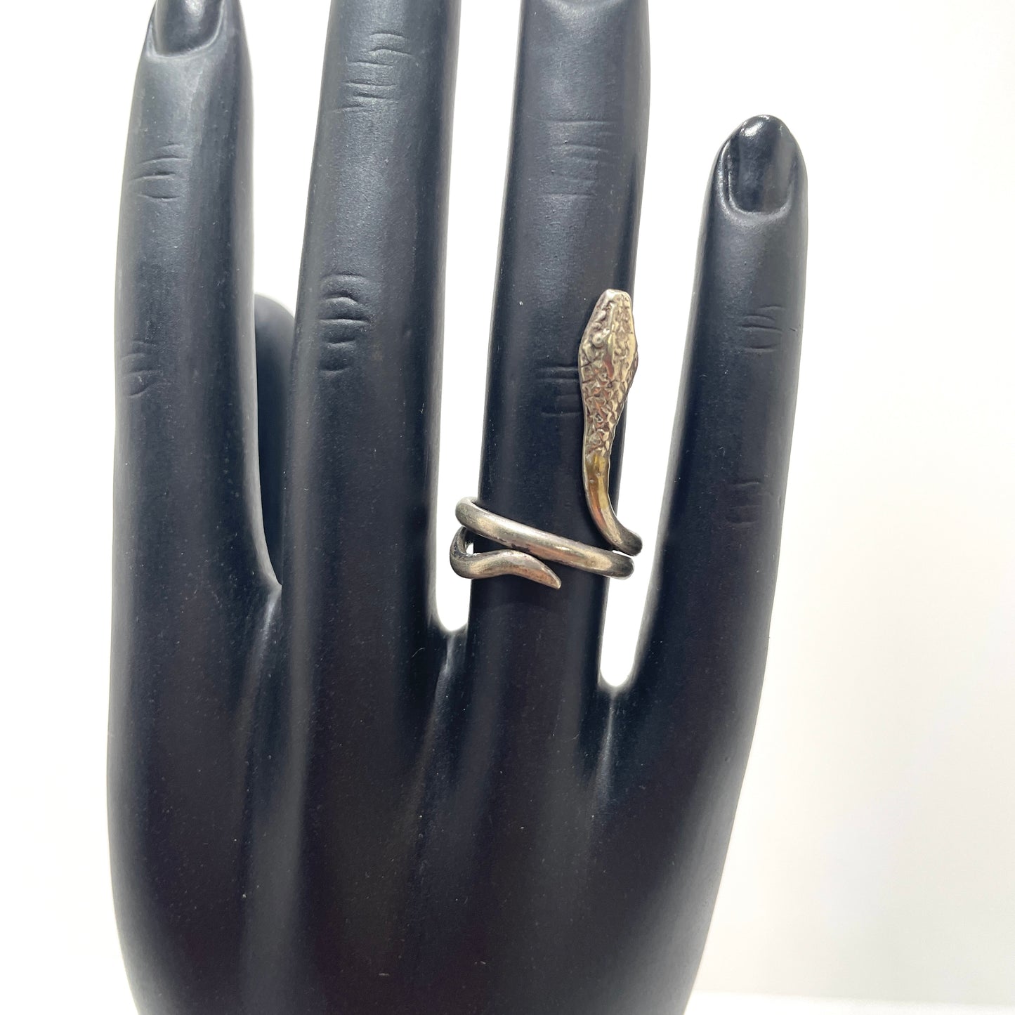 Sterling Silver Snake Ring - Size 5.5