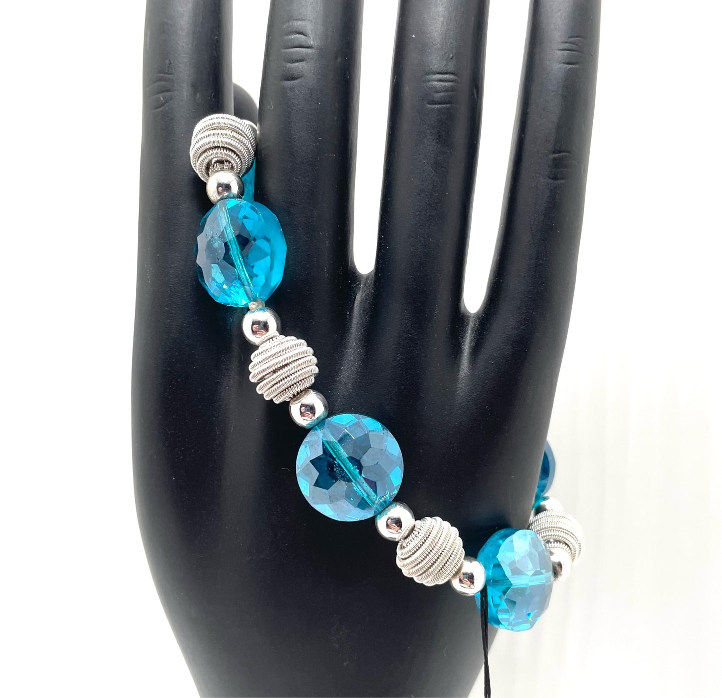 Designer Monet Blue Beaded Bracelet NWT