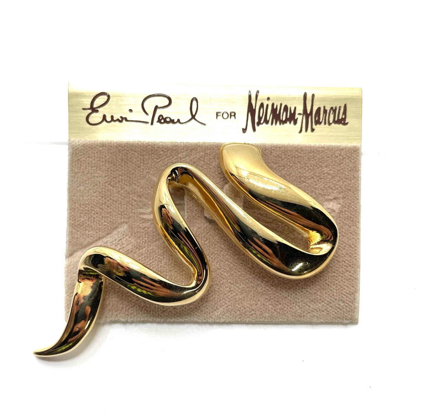 Vintage Erwin Pearl for Neiman Marcus Gold Pin