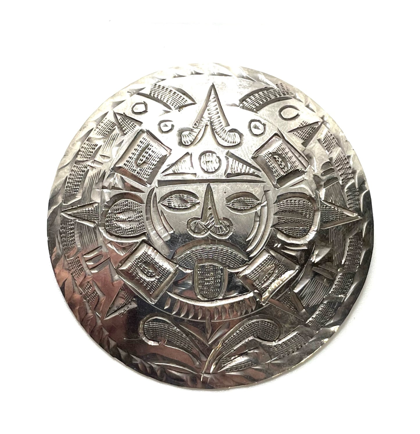 Vintage Peru Sterling Silver Plata Pin