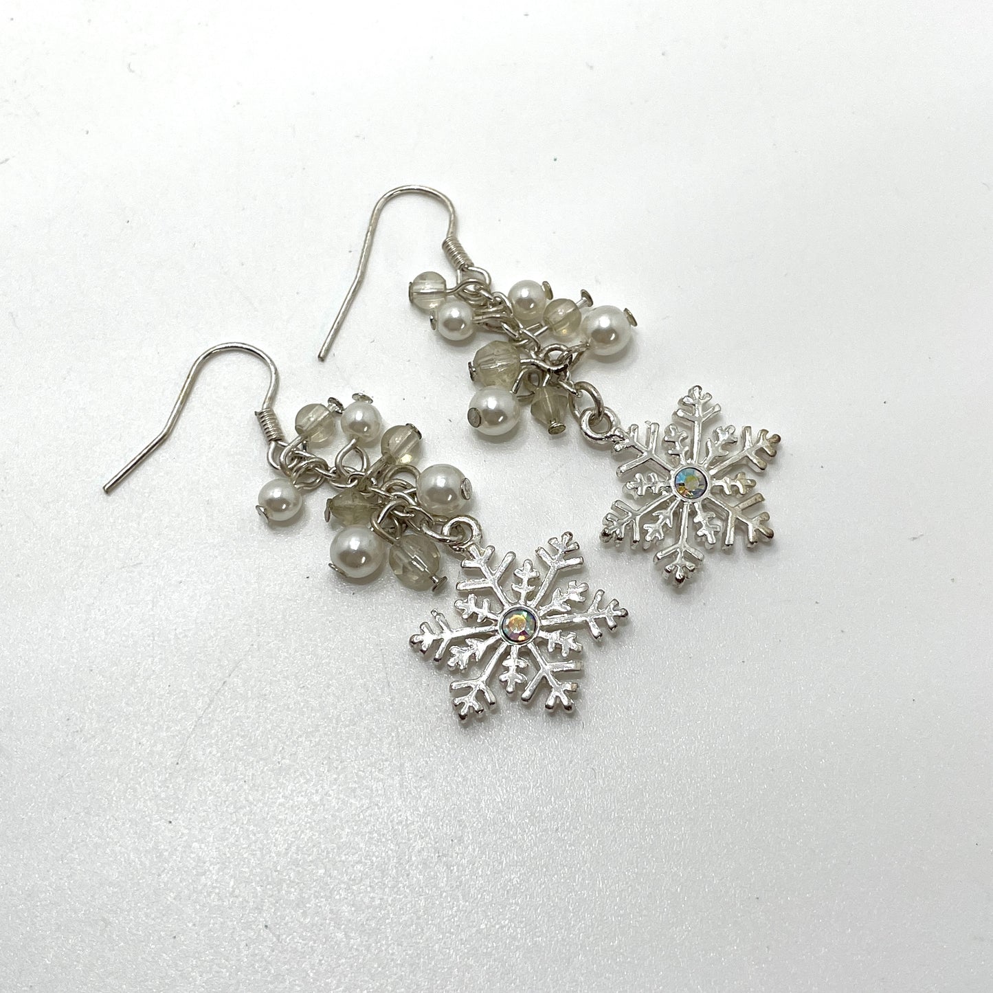 Snowflake Dangle Earrings