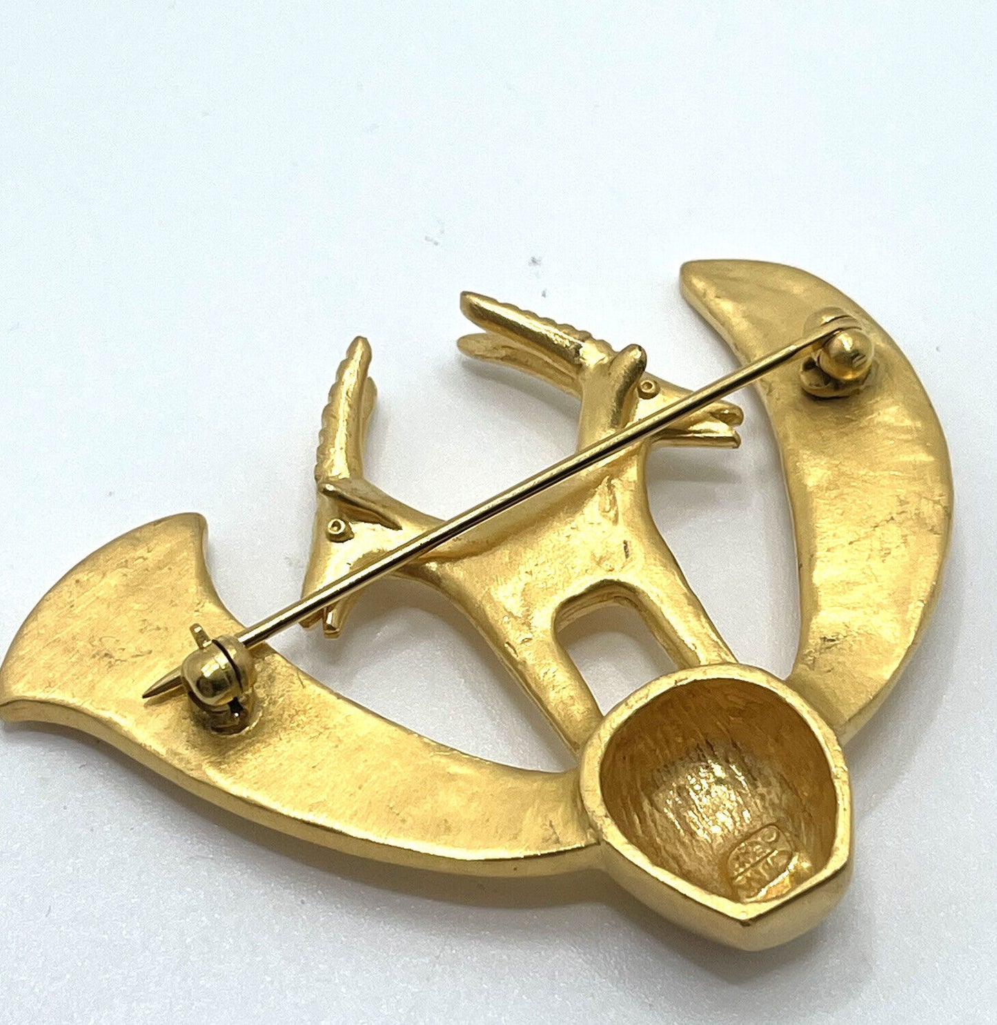 Vintage Designer Antelope Pin