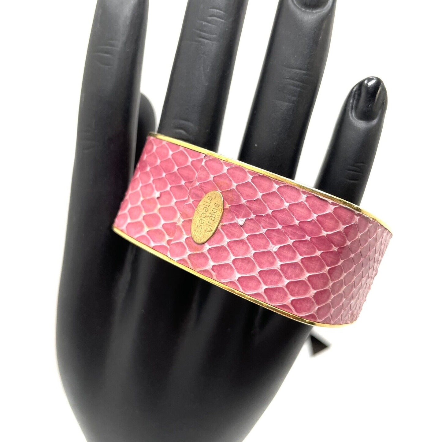 Isabelle Lirakis Pink Square Bracelet