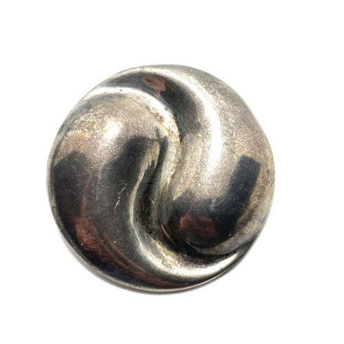 Vintage Mexican Sterling Silver Yin Yang Pin