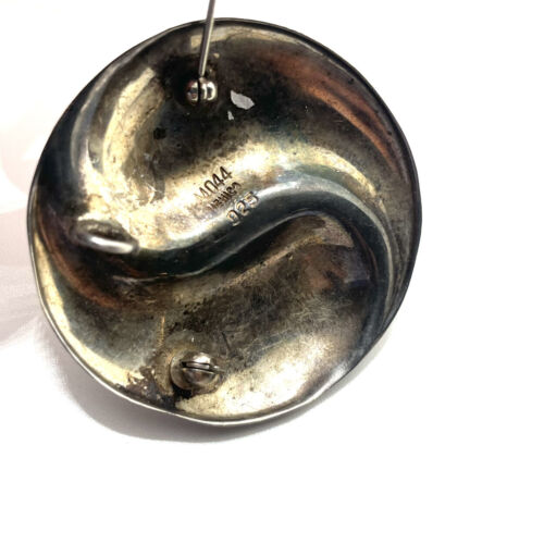 Vintage Mexican Sterling Silver Yin Yang Pin