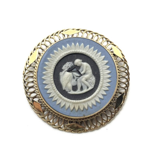 Vintage Wedgwood C68 14K Gold Pin /Pendant